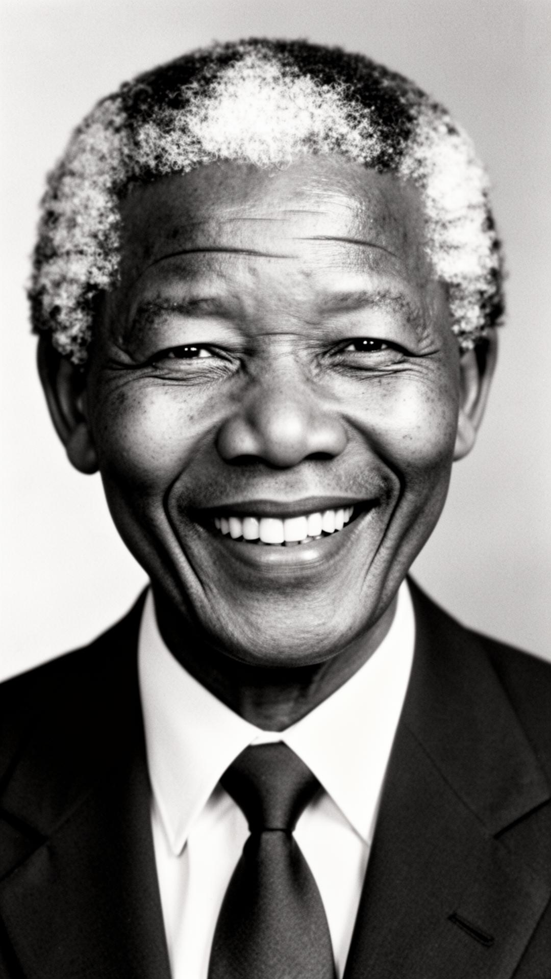 Portrait of Nelson Mandela